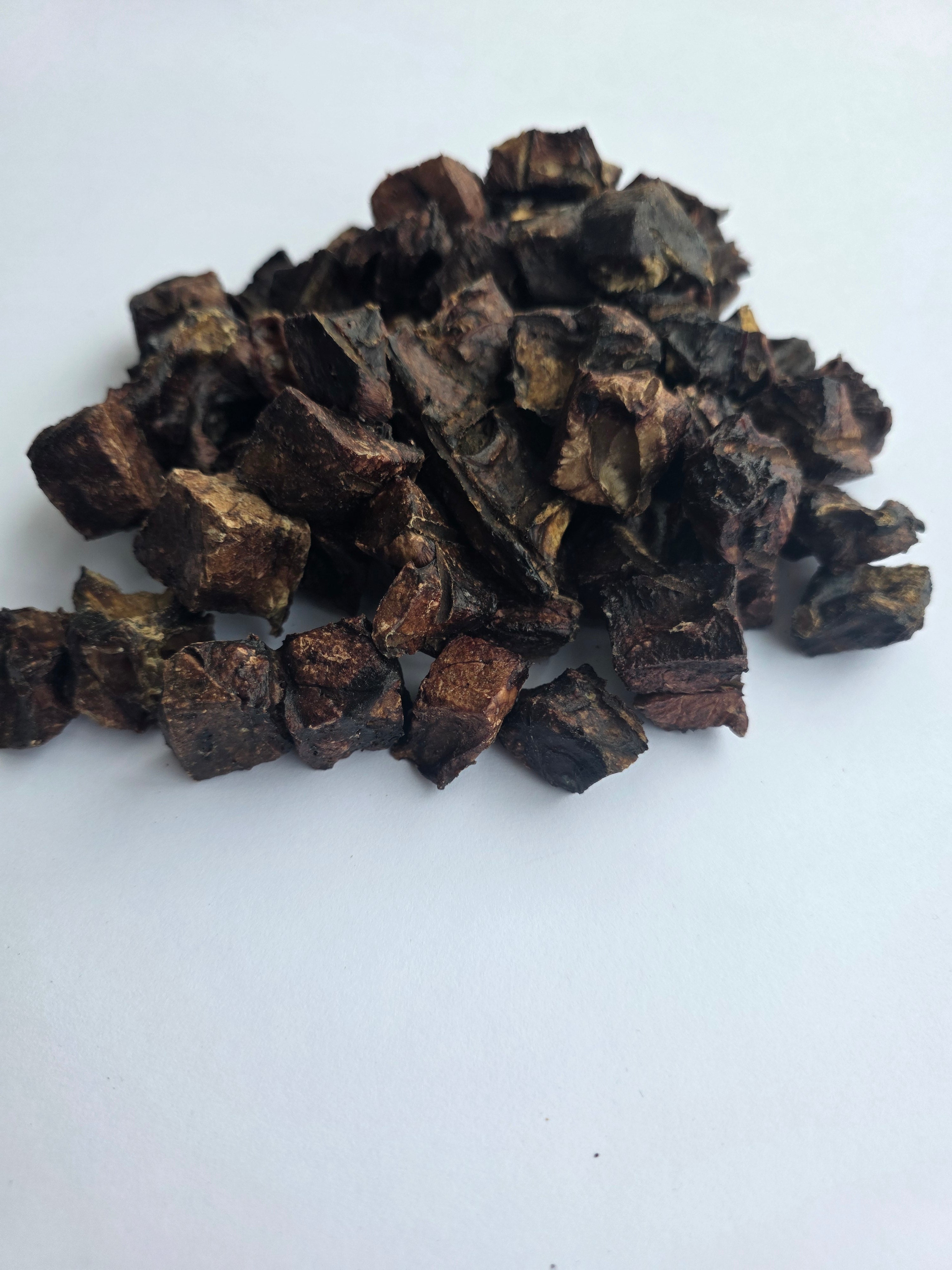 Džiovinti jaučio plaučiai pjaustyti kubeliais, 100g